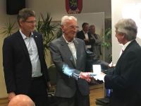 Verleihung der Coubertin Medaille an Gabor Benedek